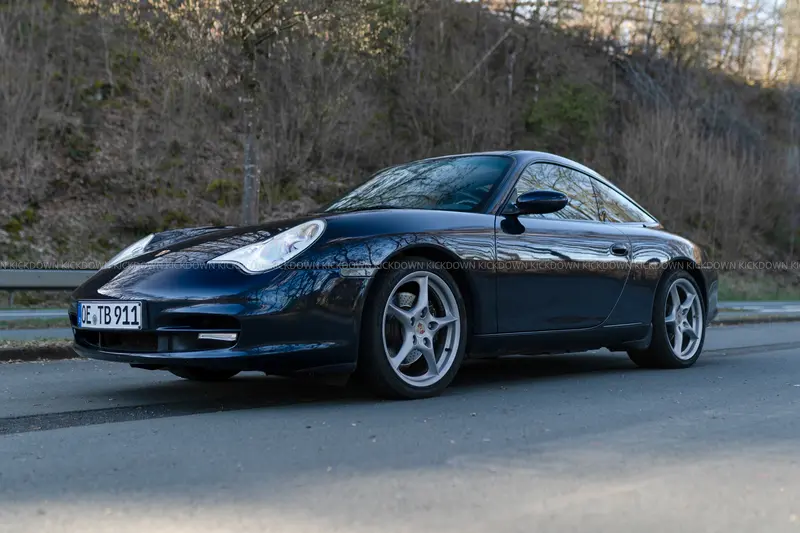 2002 Porsche 996 Targa with a Classic-Data rating of 2-, engine replaced approximately 70,000 kilometers ago, service history available
