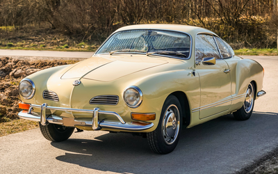 Volkswagen Karmann Ghia Coupé 1600 Eisgestrahlt Dt. Erstauslieferung Werkssonderfarbe (1971)
