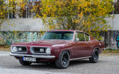 Plymouth Barracuda (1967), 5,9-Liter-Motor, Gutachten Note 2, neue Bremsen