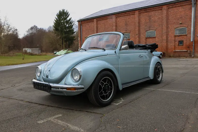 VW Beetle 1303 LS Cabriolet (1977), partially restored, front disc brakes, with H license plate