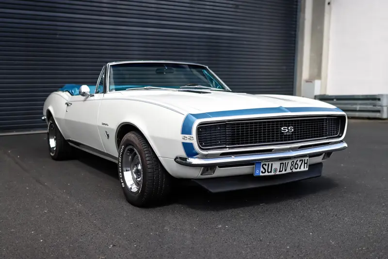 Chevrolet Camaro SS 350 USA-Import Partially restored H license plate (1967)