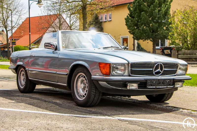 Mercedes-Benz R107 SL500 Barockfelge ABS Tempomat Blaupunkt Bamberg (1980)