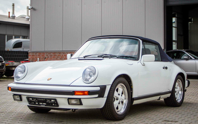 Porsche 911 3.2 Carrera Cabrio G50 Klima., Historie, geringe Laufleistung (1988)