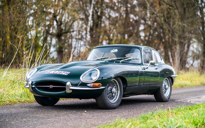 Jaguar E-Type 4.2l Series 1 Coupé British Racing Green umfangreiche Historie Becker Mexico (1967)