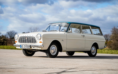 Ford 12m P4 Kombi Auto Bild Klassik 39 PS Lenkradschaltung sehr besonderes Fahrzeug Note 2 (1963)