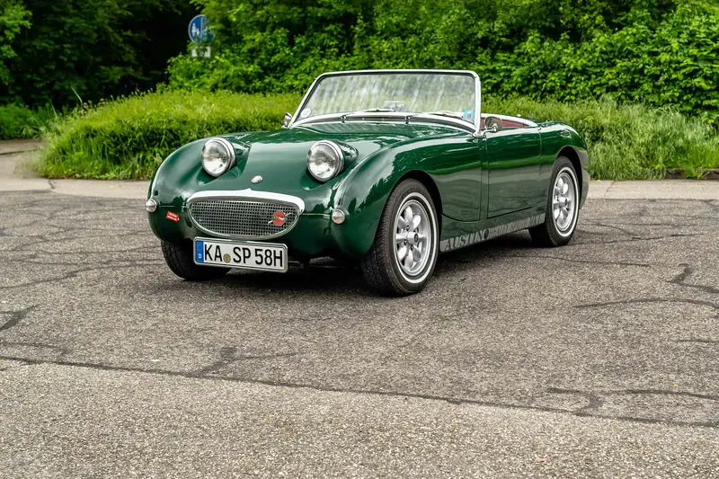 Austin Healey Sprite Mark 1 Frogeye mit Persenning über 20.000 € investiert (1960)