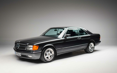 Mercedes Benz 560SEC, extremely good condition, 299 hp, certificate grade 2, trip computer