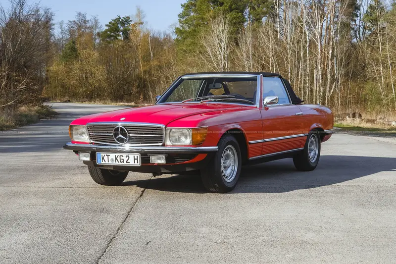 Mercedes Benz 350 SL (1971), deutsche Erstzulassung, erstes Baujahr, restauriert, Gutachten Note 2