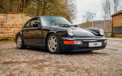 Porsche 911 964 Carrera 4 Coupé Schalter Schwarz / Schwarz aus privater Sammlung (1990)