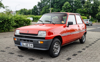 Renault R5 (1982), very well maintained, H license plate, certificate grade 2