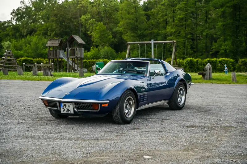 Chevrolet Corvette C3 (1972), Chromstoßstangen-Generation, Handschalter, Gutachten Note 2, umfangreiche technische Überholungen