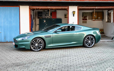 Aston Martin DBS Almond Green nur 9.800 Km 1. Hand lückenloses Scheckheft (2009)