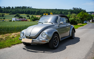 VW Beetle 1303 Cabriolet (1976), completely restored, 1600 engine, almost mint condition