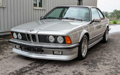 BMW E24 635 CSi with BBS rims, 6-cylinder in-line engine, complete checkbook, only 63,000 km (1983)