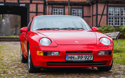 Porsche 968 Indian red extensive vehicle history Matching Numbers sunroof (1992)