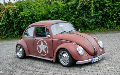 Volkswagen Beetle 1200 Custom-Car air suspension double weaver system Only 58,000 km mileage (1985)