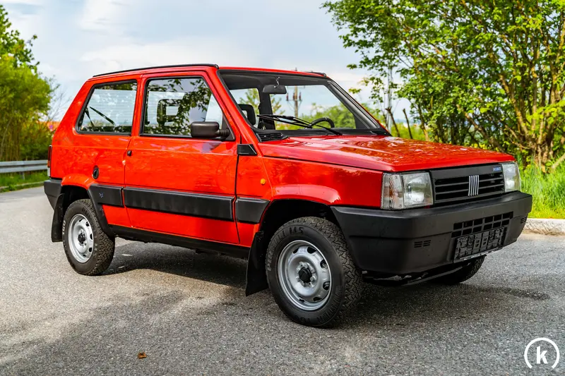 Fiat Panda Trekking 4X4 Rosso Racing Erstlack Sammlerfahrzeug (1993)