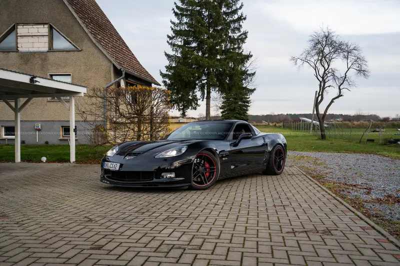 Chevrolet Corvette C6 Z06 Geiger Black Edition (2008), seltenes Sondermodell, umfangreiche Ausstattung, neuer Service