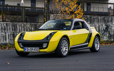 Smart Roadster aus 3. Hand Nachvollziehbare Historie 8-fach bereift Seltener Heckgepäckträger ab Werk (2003)