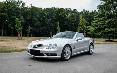 Mercedes-Benz R230 SL55 AMG (2003), very well maintained original condition, second owner, only 58,786 km, full service history