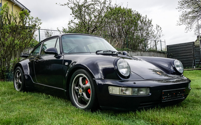 Porsche 964 Turbo aus 2. Hand Wertgutachten Note 2 Schiebedach Radio Sportsitze Deutsche Erstauslieferung Nur 95.000 km (1991)