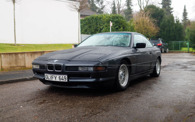 BMW E31 850i, family-owned since 1998, major service carried out in 2024, first registered in Germany (1992)