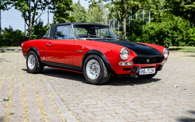 Fiat 124 CSA Abarth Rally 1 of approx. 1,000 copies homologation model extensive restoration 3rd possession (1973)