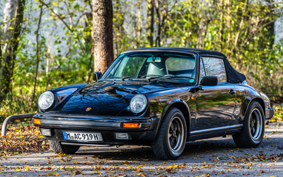 Porsche 911 3.2 Carrera Cabriolet Seit 2002 im Besitz Gutachten Note 2- Gepflegter Originalzustand (1988)