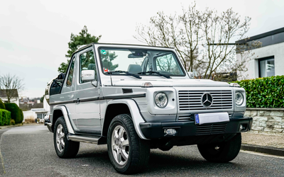 Mercedes-Benz G 320CDI Cabrio in Silber aus 3. Hand Lückenloses Scheckheft Matching Numbers (2008)