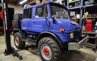 Mercedes-Benz Unimog 406 crew cab extensively restored €25,000 invested (1976)