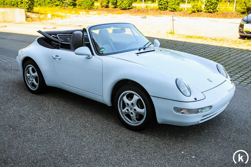 Porsche 911 993 Cabrio Firnweiß only 84t km (1997)