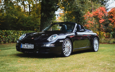 Porsche 911 997.1 Carrera S Cabriolet (2006), seit 2007 im aktuellen Besitz, gepflegter Originalzustand, elegante Farbkombination