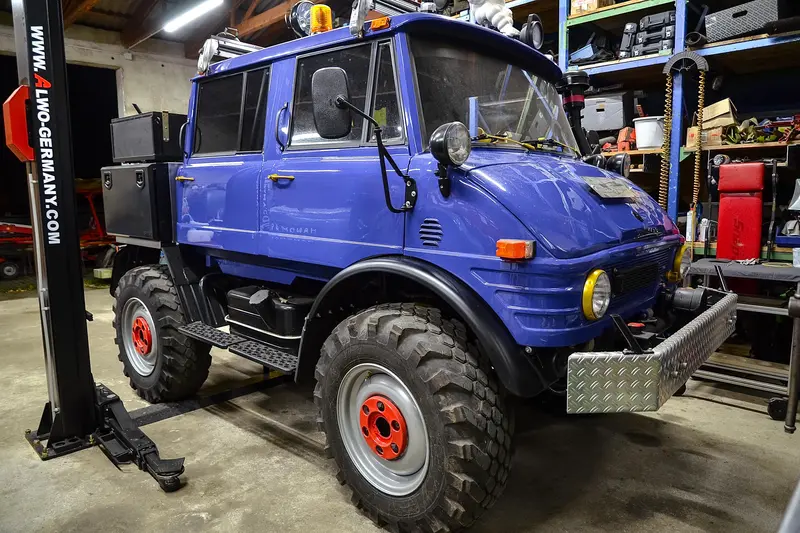 Mercedes-Benz Unimog 406 Doppelkabine Umfangreich Restauriert 25.000 € investiert (1976)