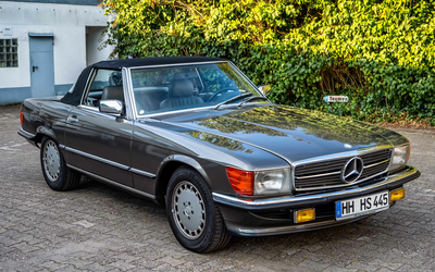 Mercedes-Benz R107 560SL power steering EU standard (1986)