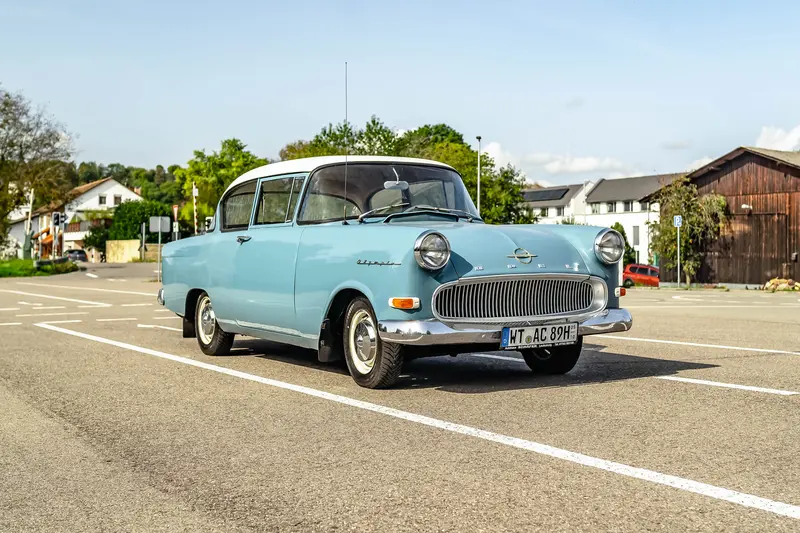 Opel Rekord P1 1500 restored from 2nd hand accident-free (1958)