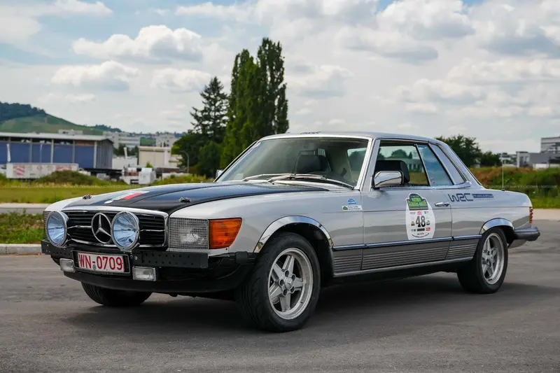 Mercedes-Benz C107 450 SLC 5.0 (1979), Rallye-Umbau, Motorrevision, H-Kennzeichen