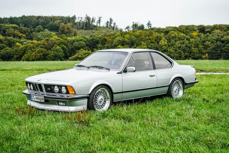 BMW E24 M635 CSi (1984), Wertgutachten Note 2, Sportfahrwerk, 18 Zoll BBS Felgen