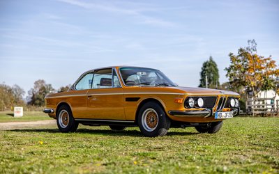 BMW E9 3.0 CSI from 3rd hand Restored Attractive coloring Expert opinion Note 2 (1973)