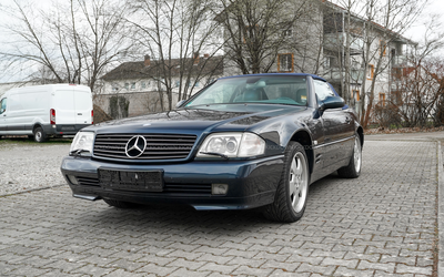 Mercedes-Benz R129 320 SL Early Modern Series Roadster mit Gutachten Note 2, Verdeck und Klimakompressor erneuert (1999)
