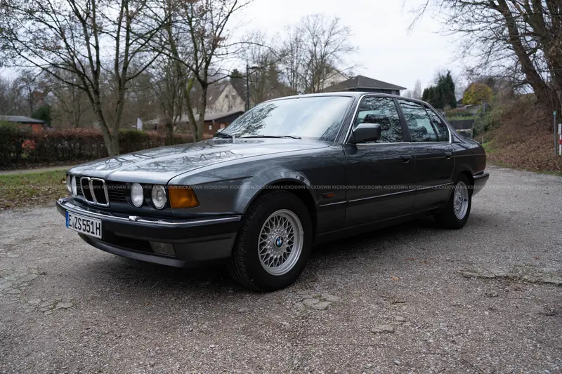 BMW 735i E32 (1987), leather, air conditioning, H license plate