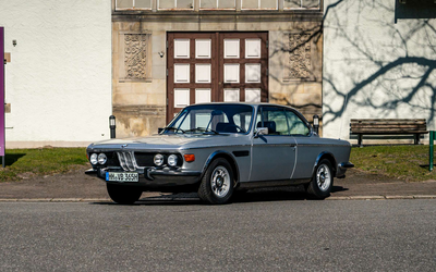 BMW E9 2800CS (1971), very good condition, certificate grade 1, engine and gearbox overhauled