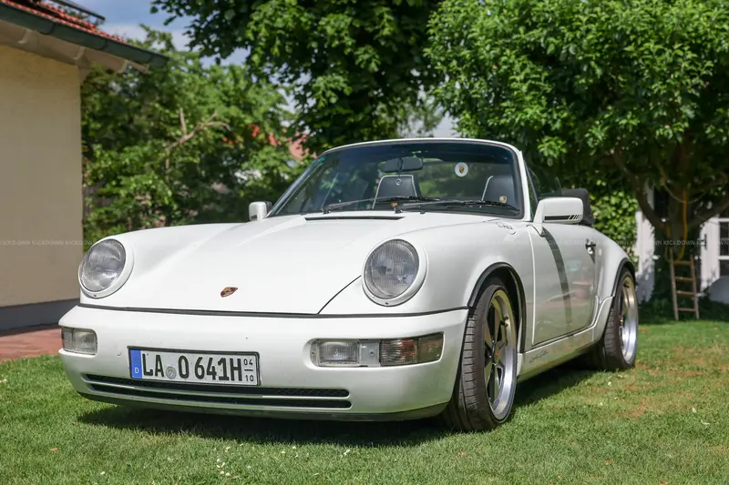 Porsche 911 964 Carrera 2 Cabriolet (1990), manual transmission, US import, engine and transmission overhauled, Classic Data Note 2-
