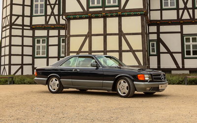 Mercedes Benz C126 560 SEC (1987), Classic Data Note 2, Liebhaberfahrzeug ohne Rost, Keramikversiegelt