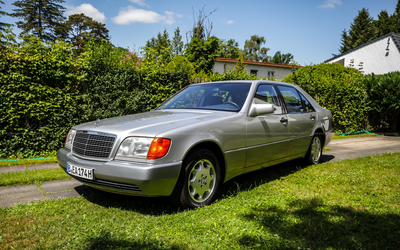Mercedes Benz W140 320 SEL (1991), first owner, used exclusively for travel, only 114,000 km, expert rating: 2
