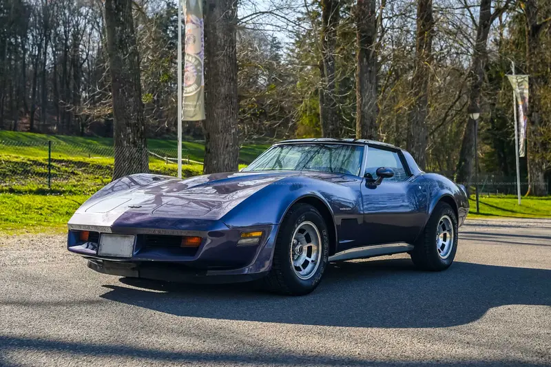 Chevrolet Corvette C3 (1982) in special paint finish, engine overhauled, meticulous maintenance, with H license plate