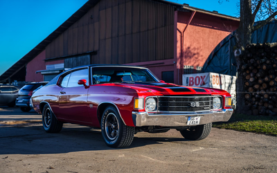 Chevrolet Chevelle SS (1972), USA-Import, Motor revidiert, Gutachten Note 2-