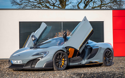 McLaren 675 LT Spider Nur 9.390 km MwSt. Ausweisbar 500 Stück Weltweit (2018)