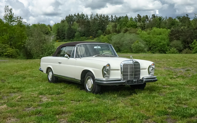 Mercedes-Benz W111 220 SEB Cabrio Unfallfrei Voll Restauriert H-Kennzeichen Gepflegter Zustand (1965)