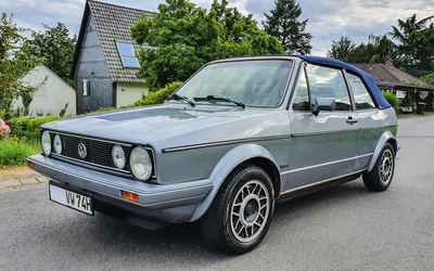 Volkswagen Golf 1 Karman Cabrio neues Verdeck toller Zustand TÜV Persenning (1987)