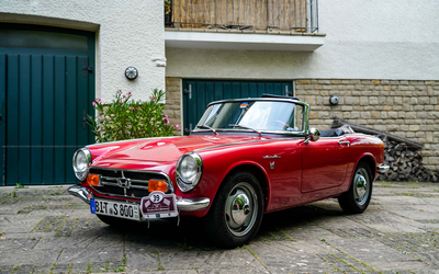 Honda S800 Convertible (1969), expert rating 1-, high-quality rebuild, €20,000 investment
